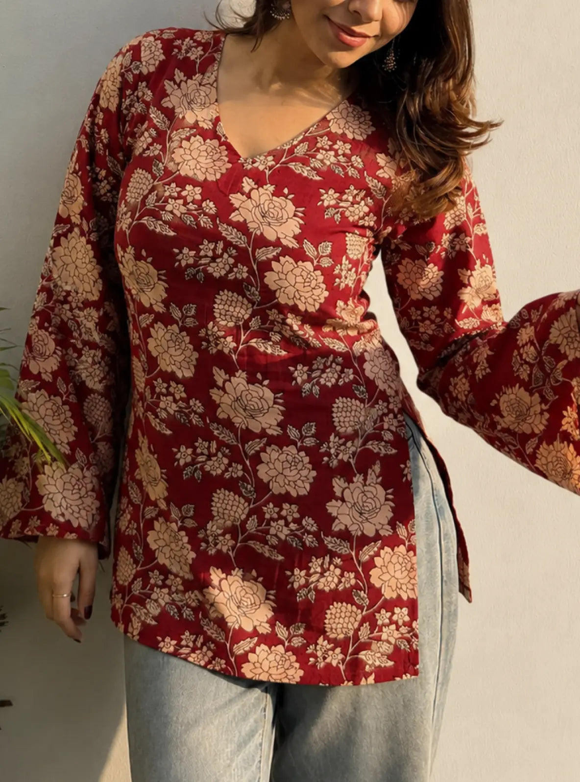 Marham Bell Sleeves Kurti