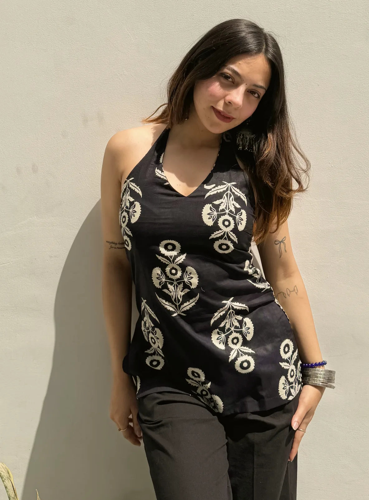 Kaashvi Halter Neck Kurti