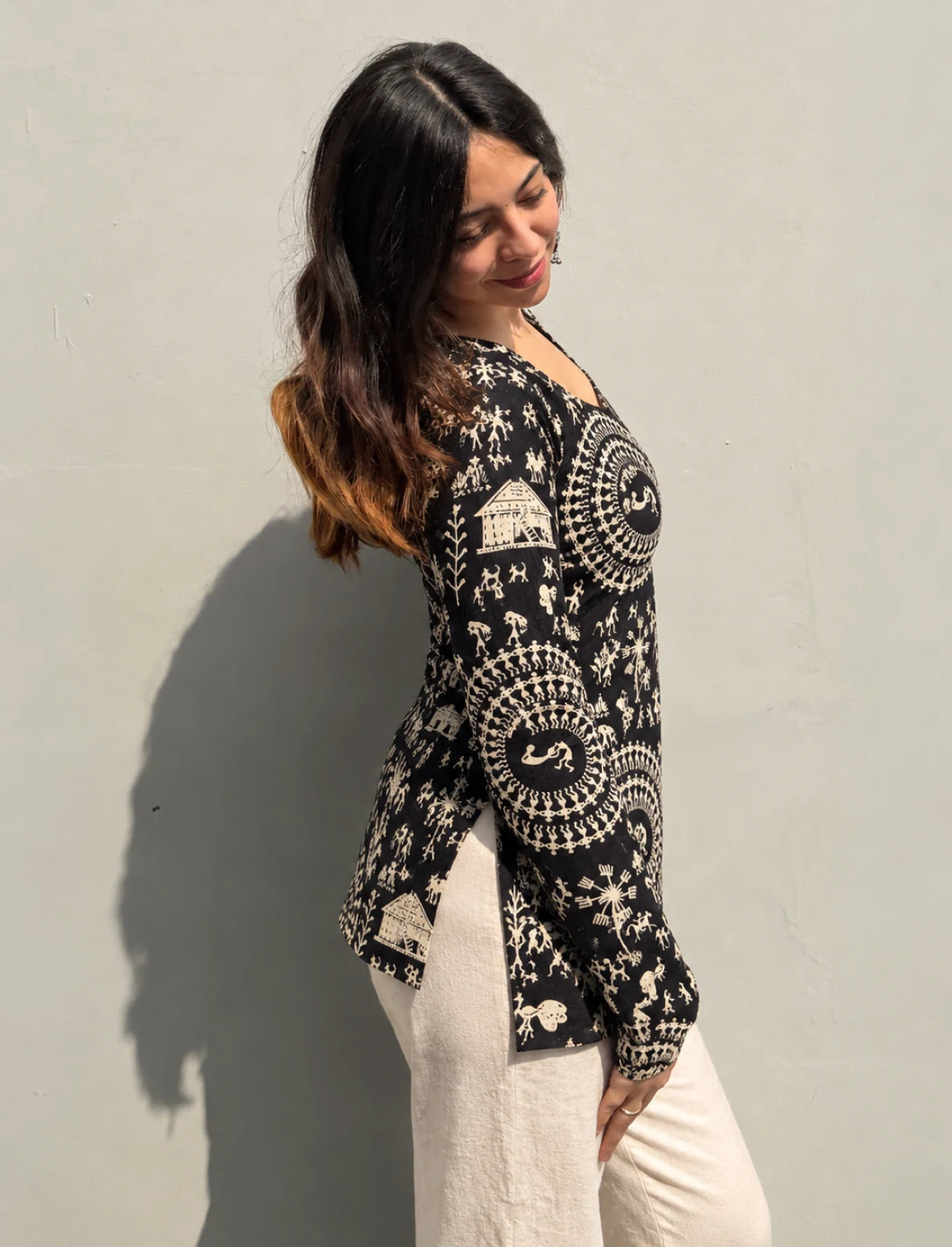 Devyani Square Neck Kurti