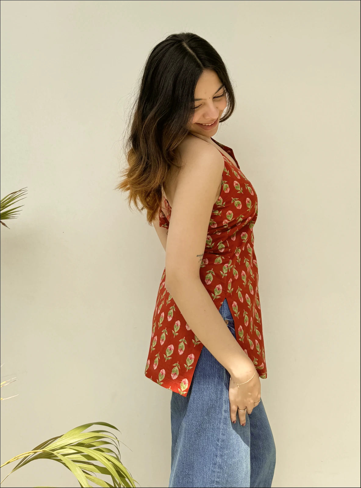 Mayra Halter Neck Kurti
