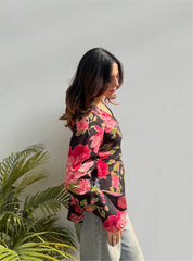 Aaliya Bell Sleeves Kurti by Evara