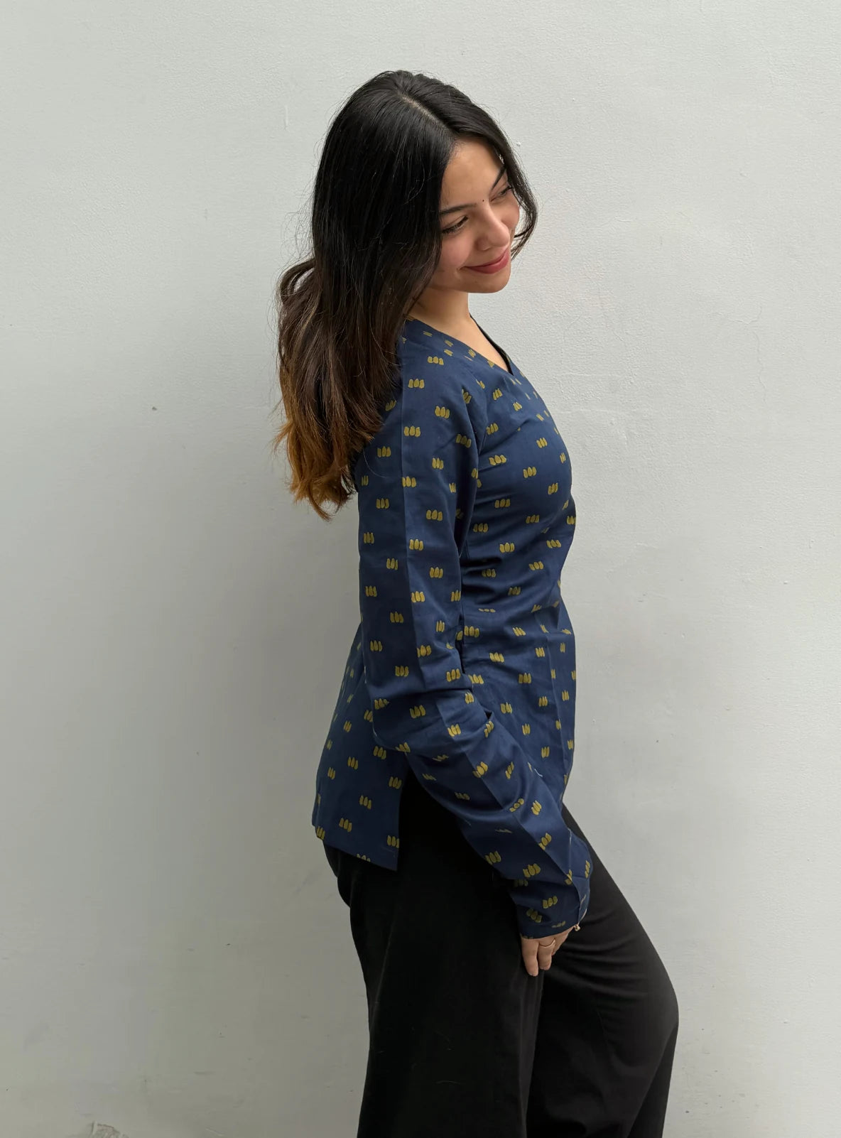 Nadira Straight Sleeves Kurti