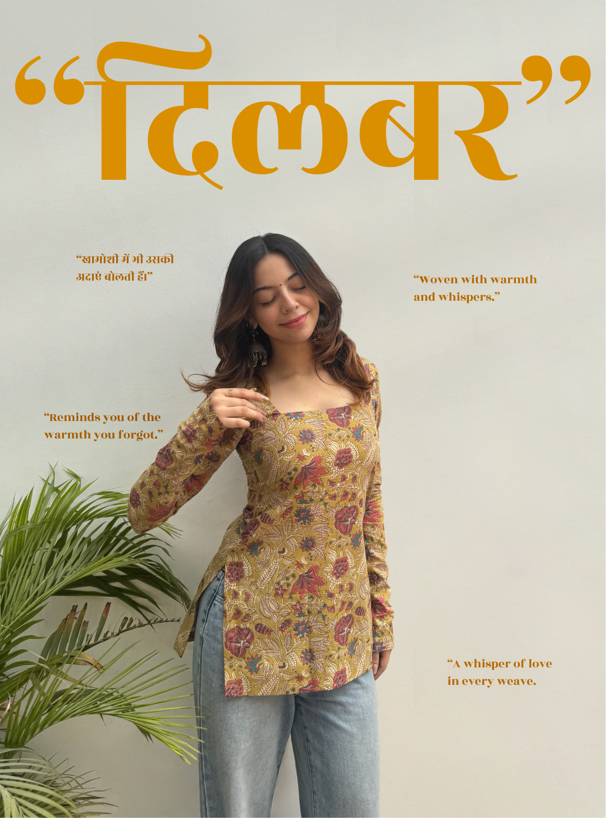 Dilbar Square Neck Kurti by Evara