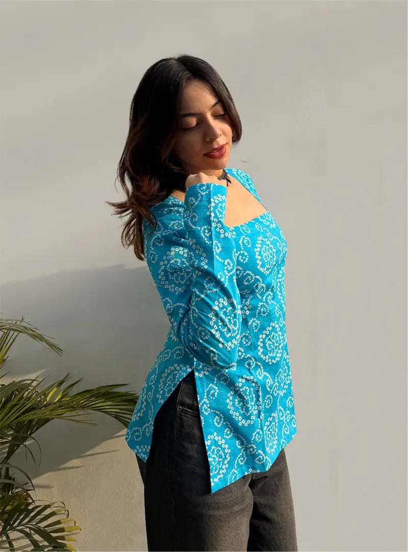 Illahi Square Neck Kurti