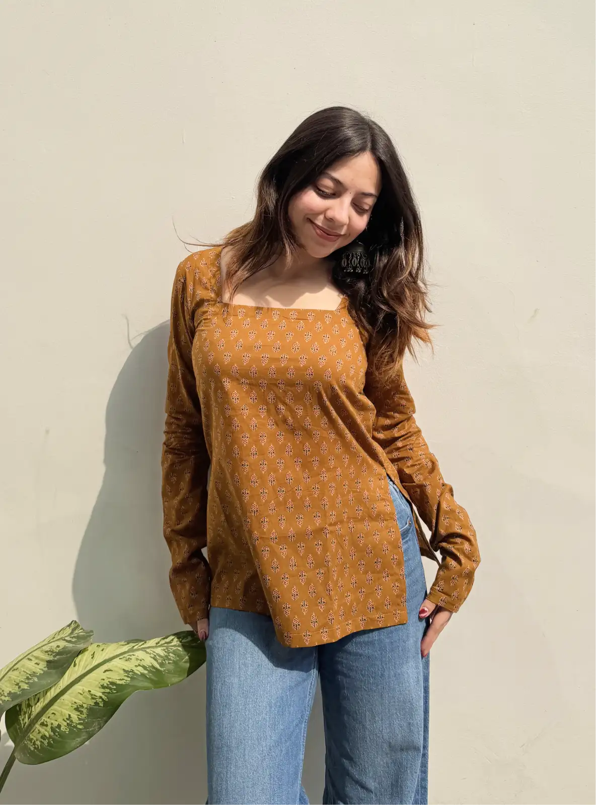 Yukta Square Neck Kurti