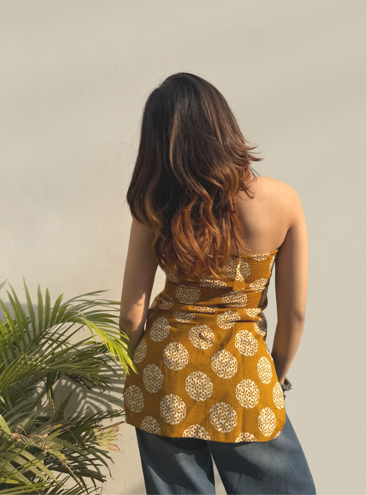 Aarzo Halter Neck Kurti by Evara