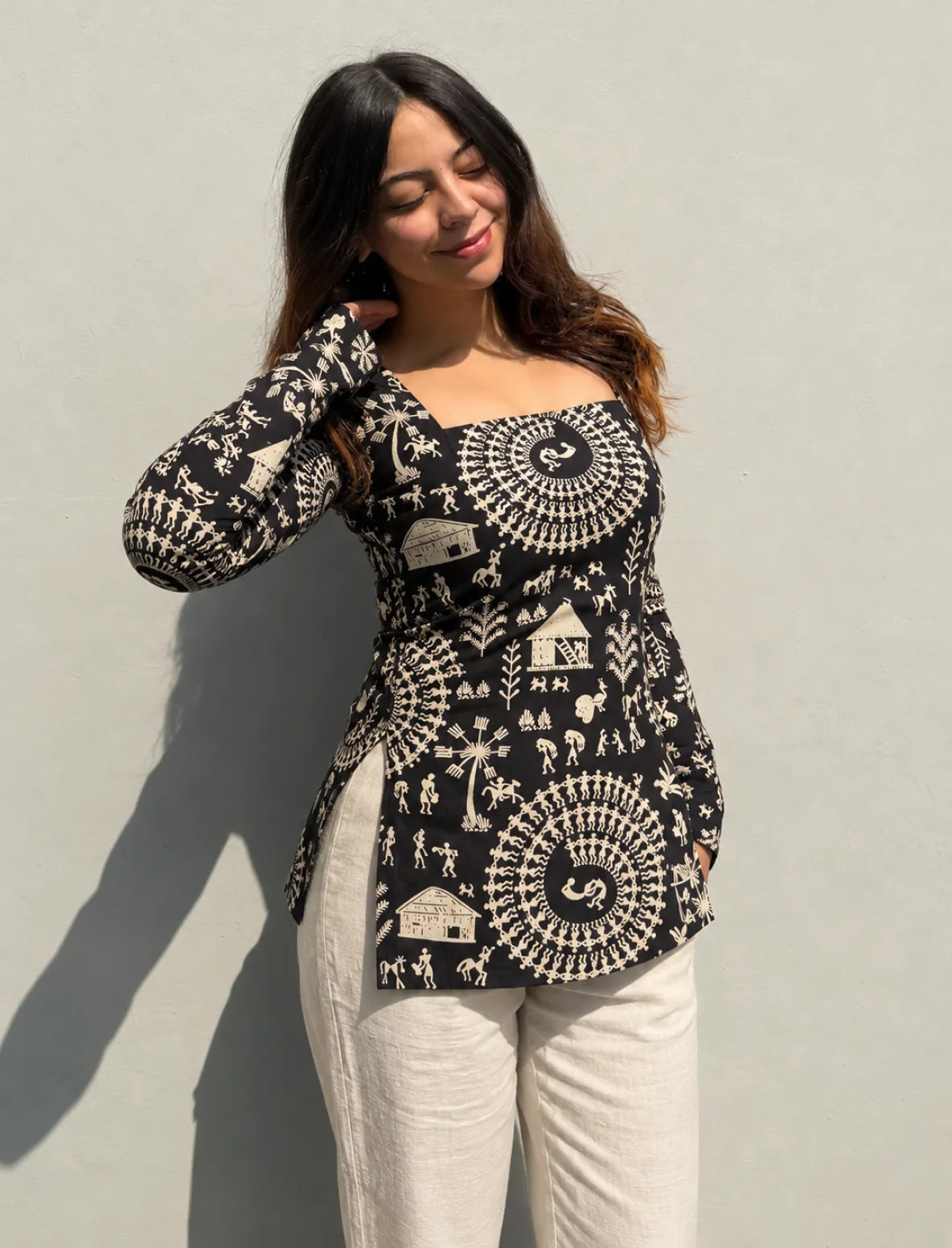 Devyani Square Neck Kurti