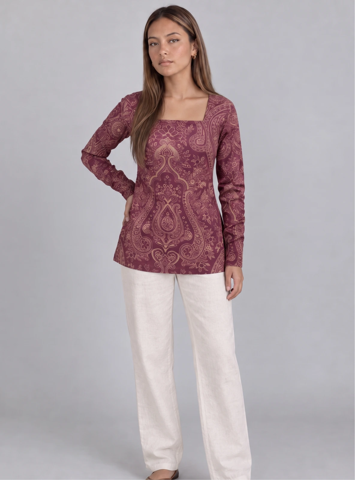 Aaira Square Neck Kurti