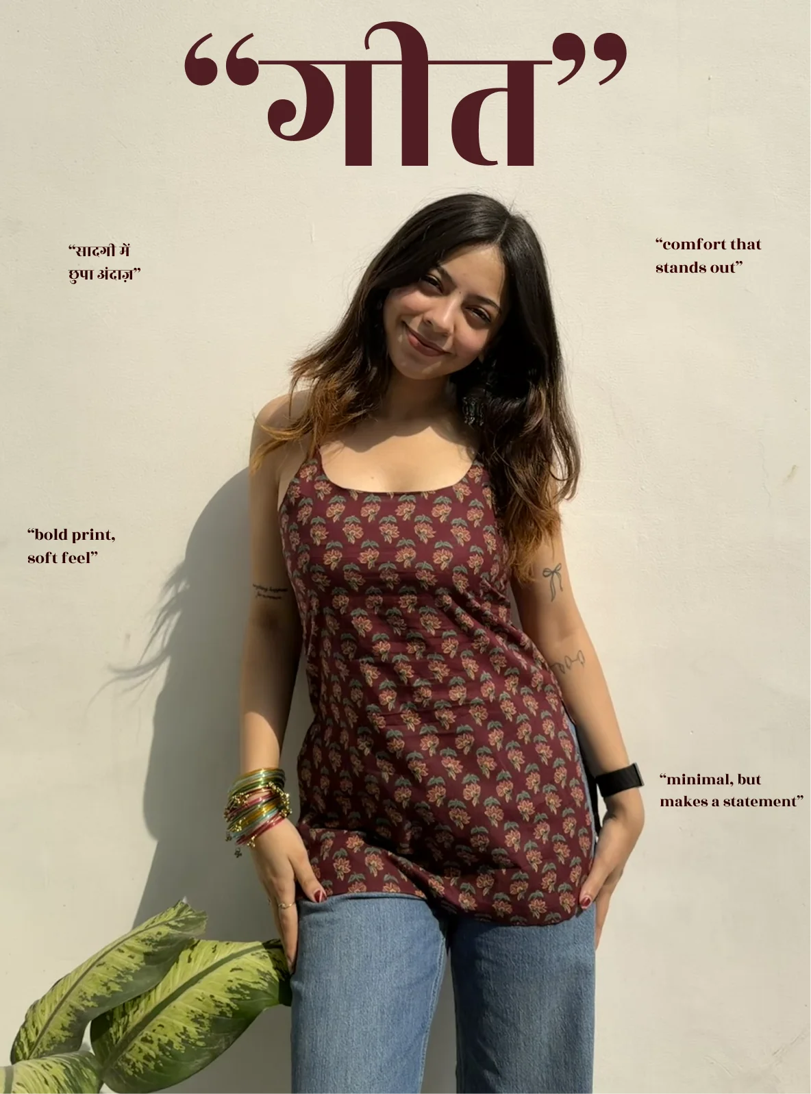 Geet Short Sleeveless Kurti