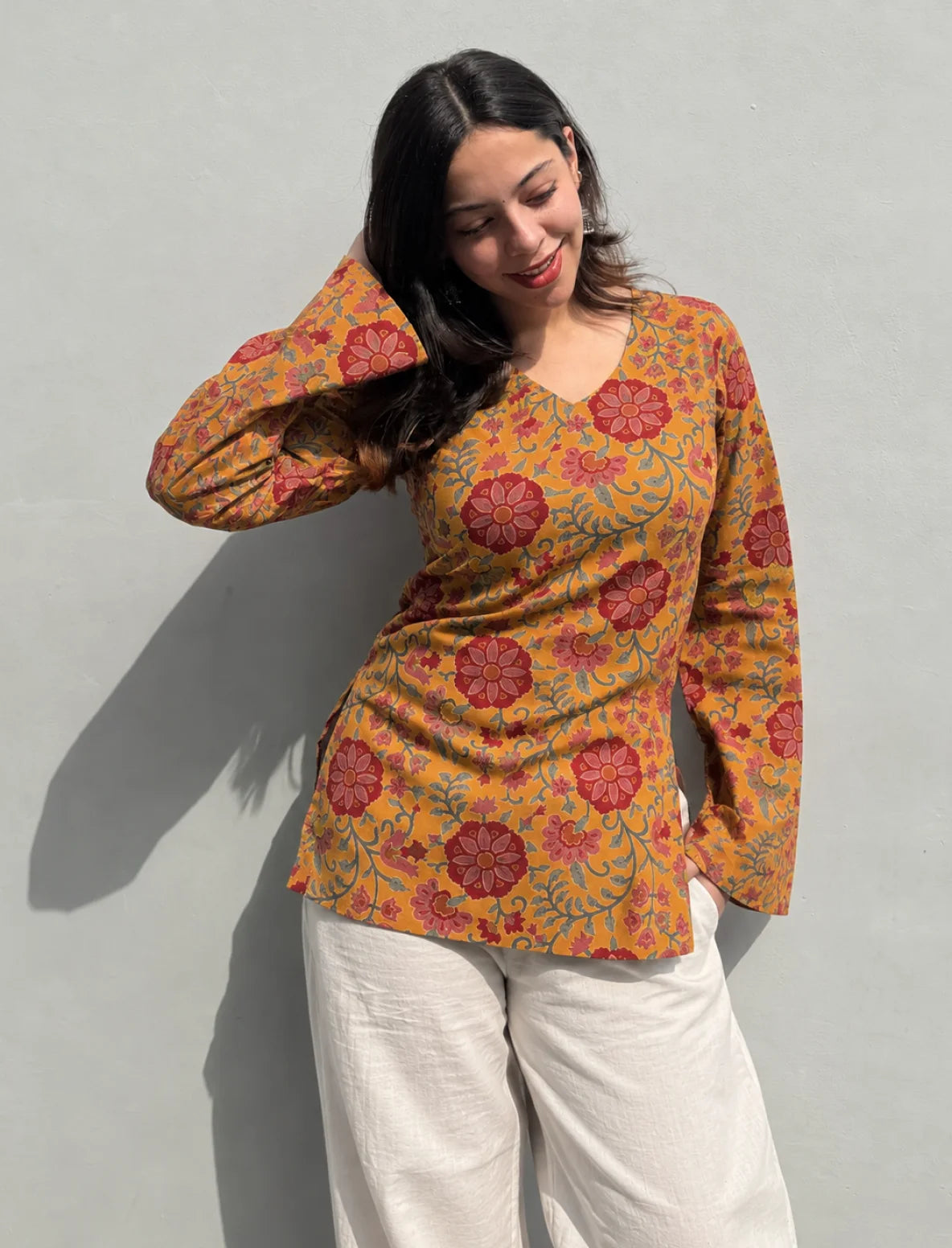 Parnika Bell Sleeves Kurti