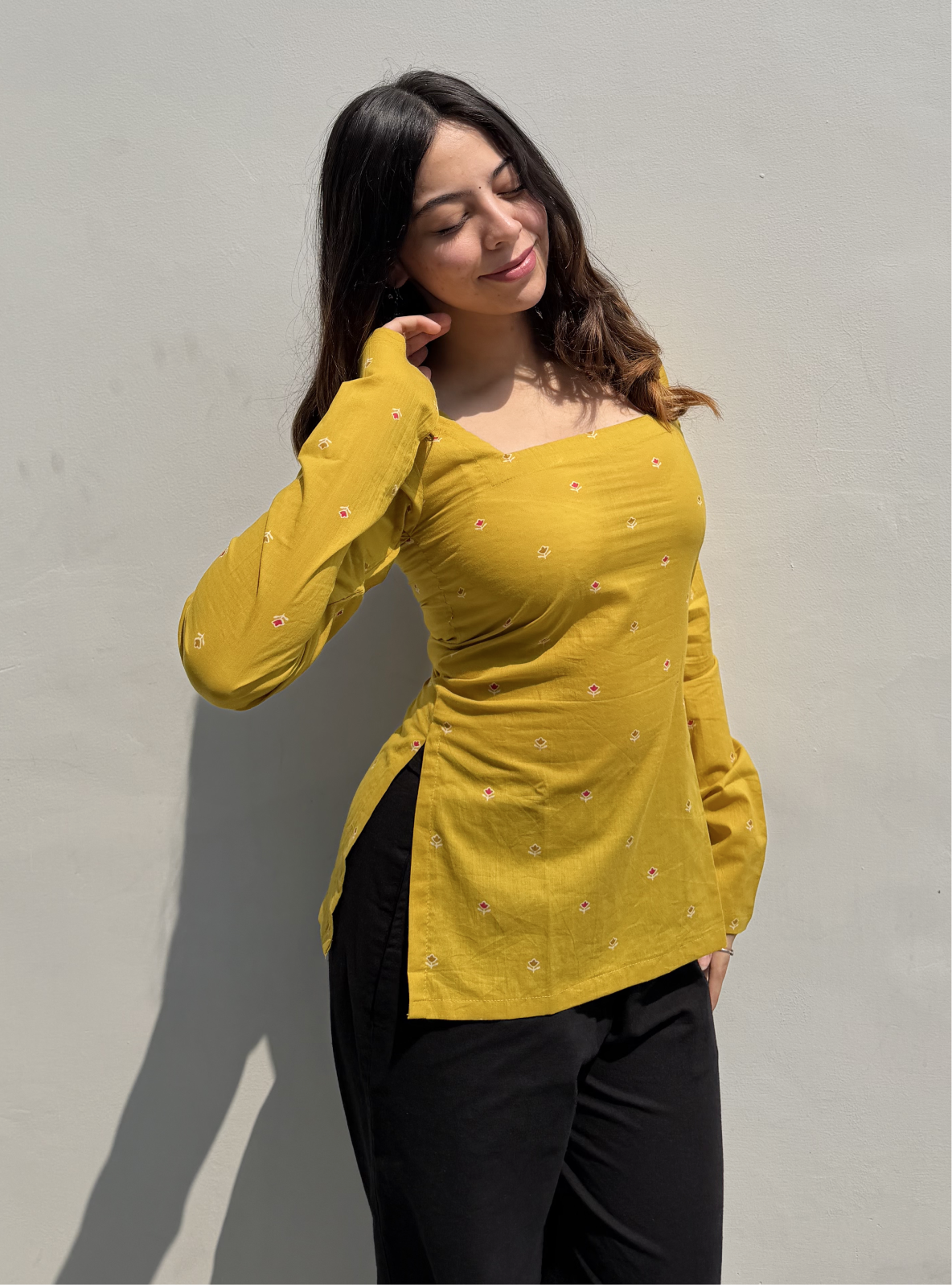 Diksha Corset Back Full Sleeves Kurti