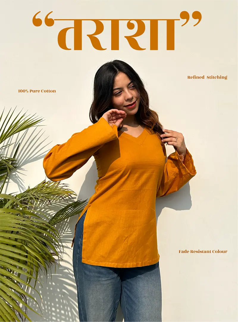 Tarasha Bell Sleeves Kurti