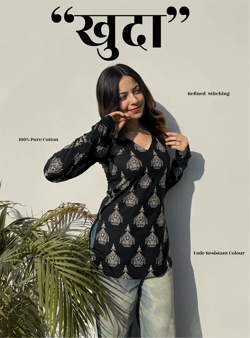 Khuda Straight Sleeves Kurti
