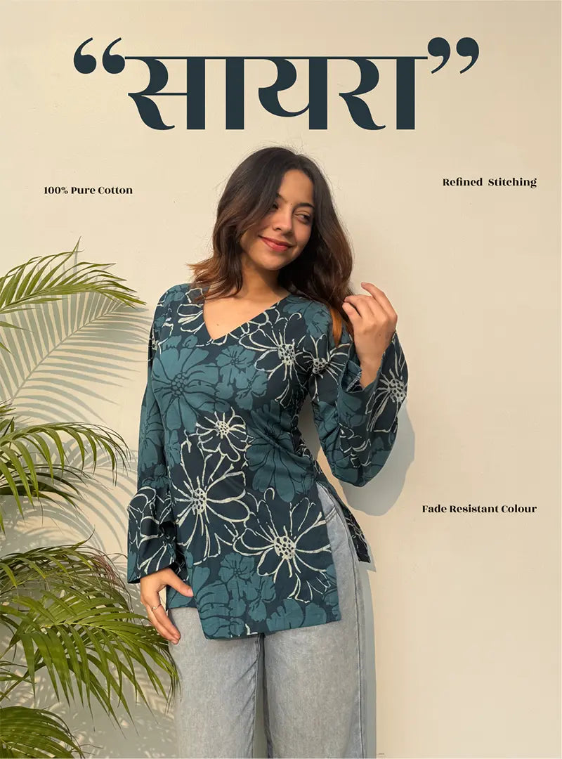 Saayra Bell Sleeves Kurti