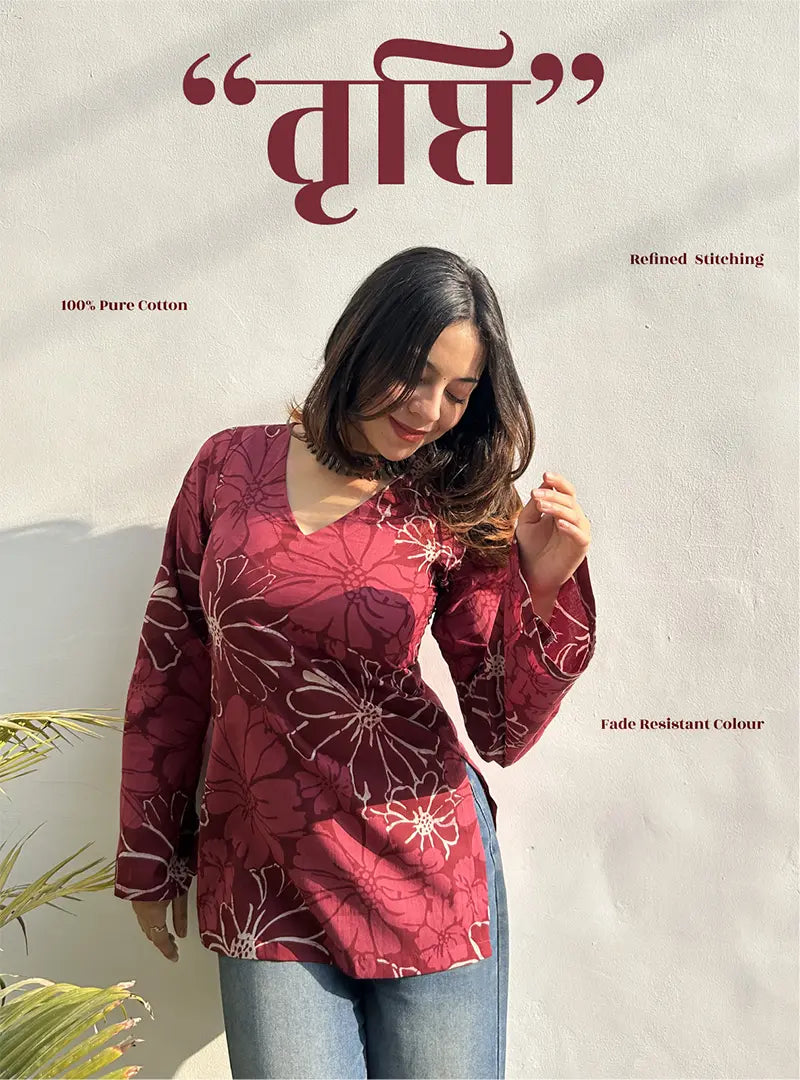 Tripti Bell Sleeves Kurti by Evara