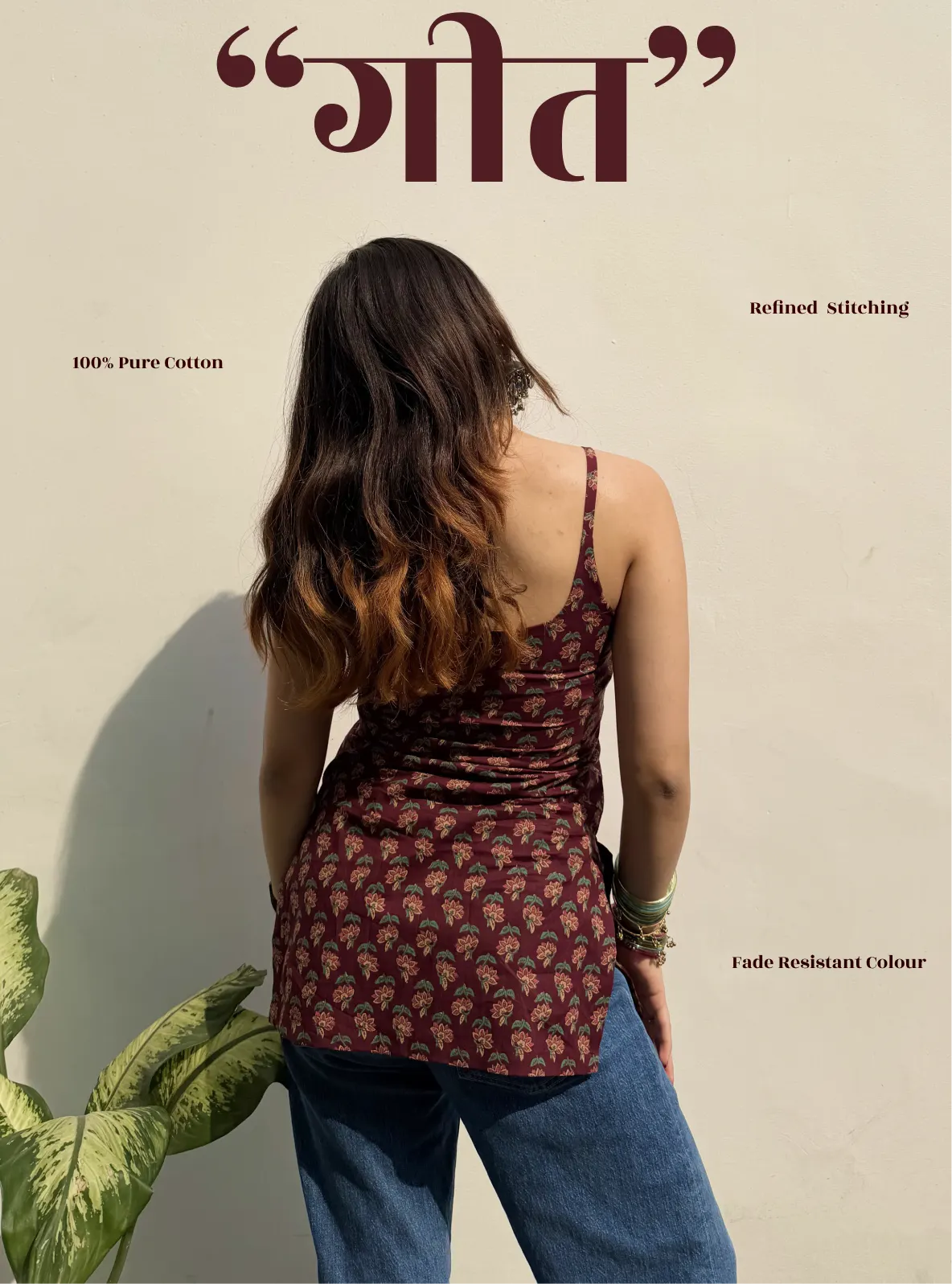 Geet Short Sleeveless Kurti