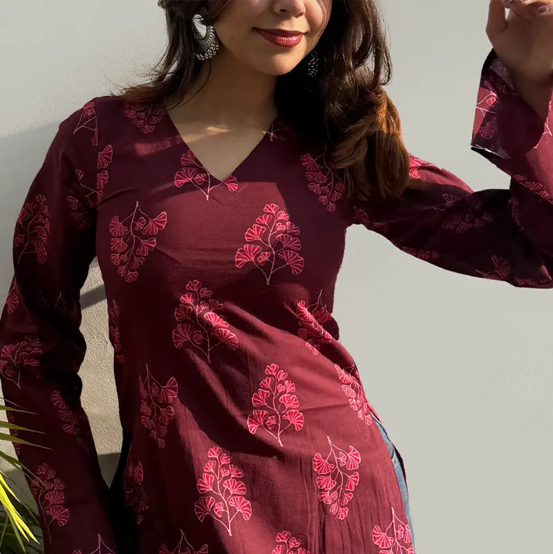 Aashna Bell Sleeves Kurti