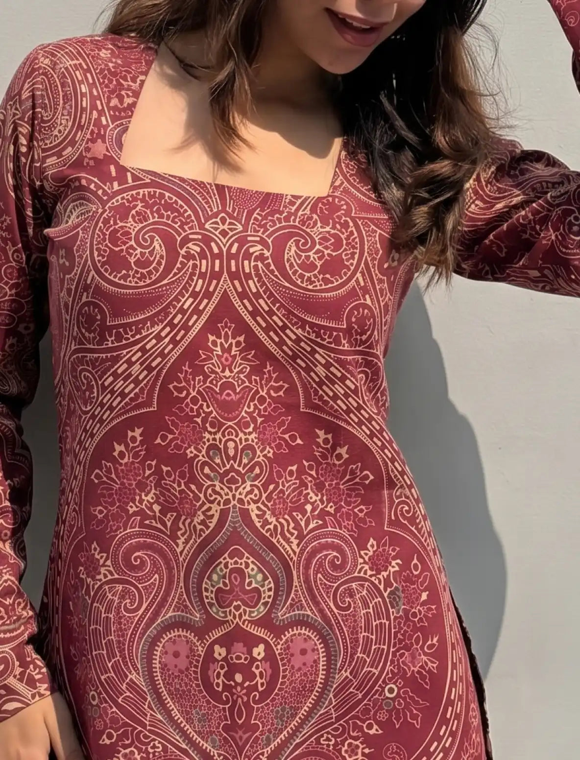 Malini Square Neck Kurti