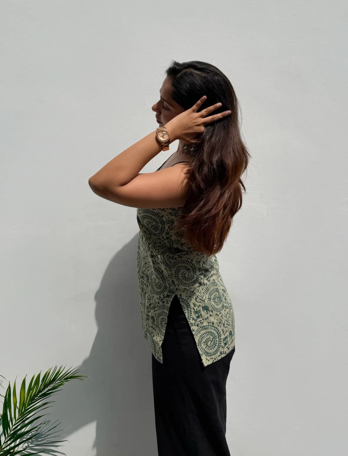 Bindu Short Sleeveless Kurti