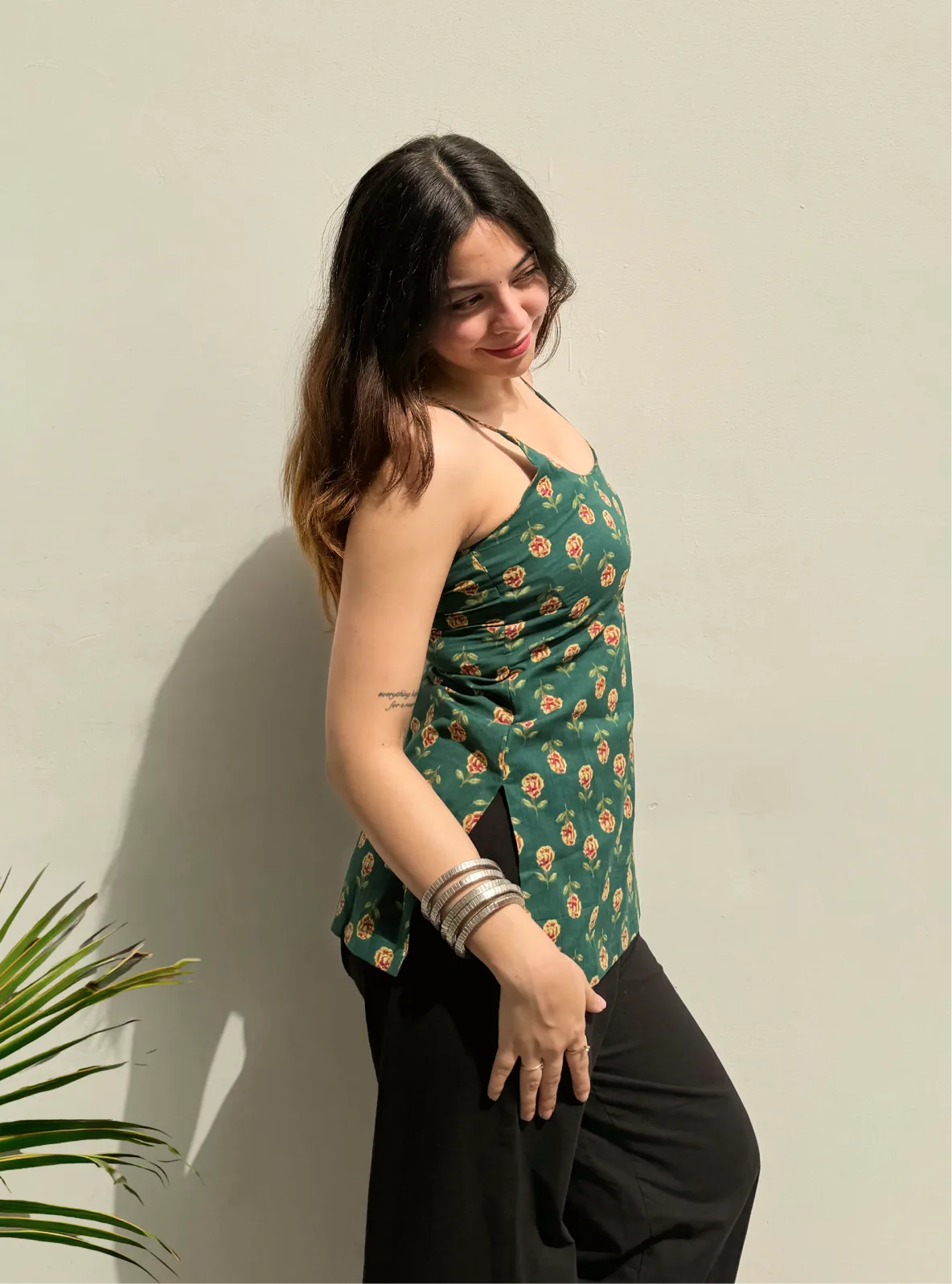 Revti Short Sleeveless Kurti