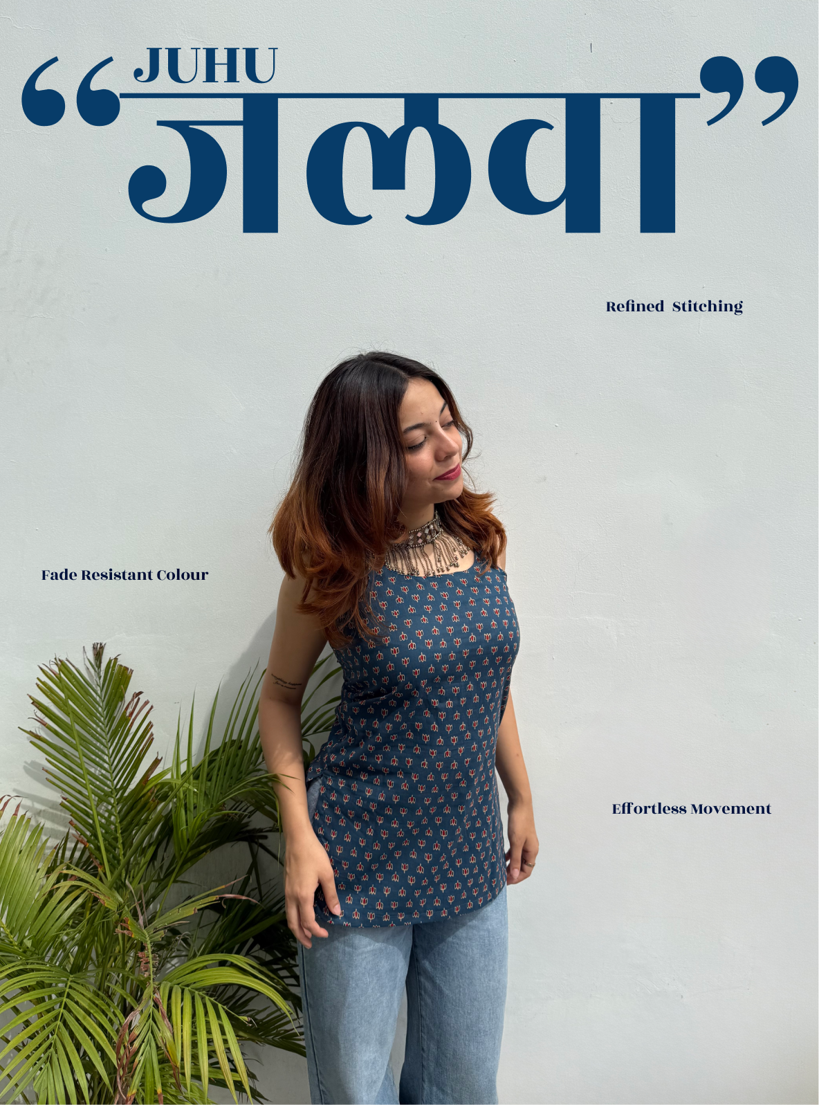 Juhu Jalwa Short Kurti by Evara