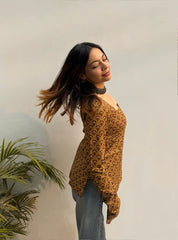 Malika Square Neck Kurti by Evara