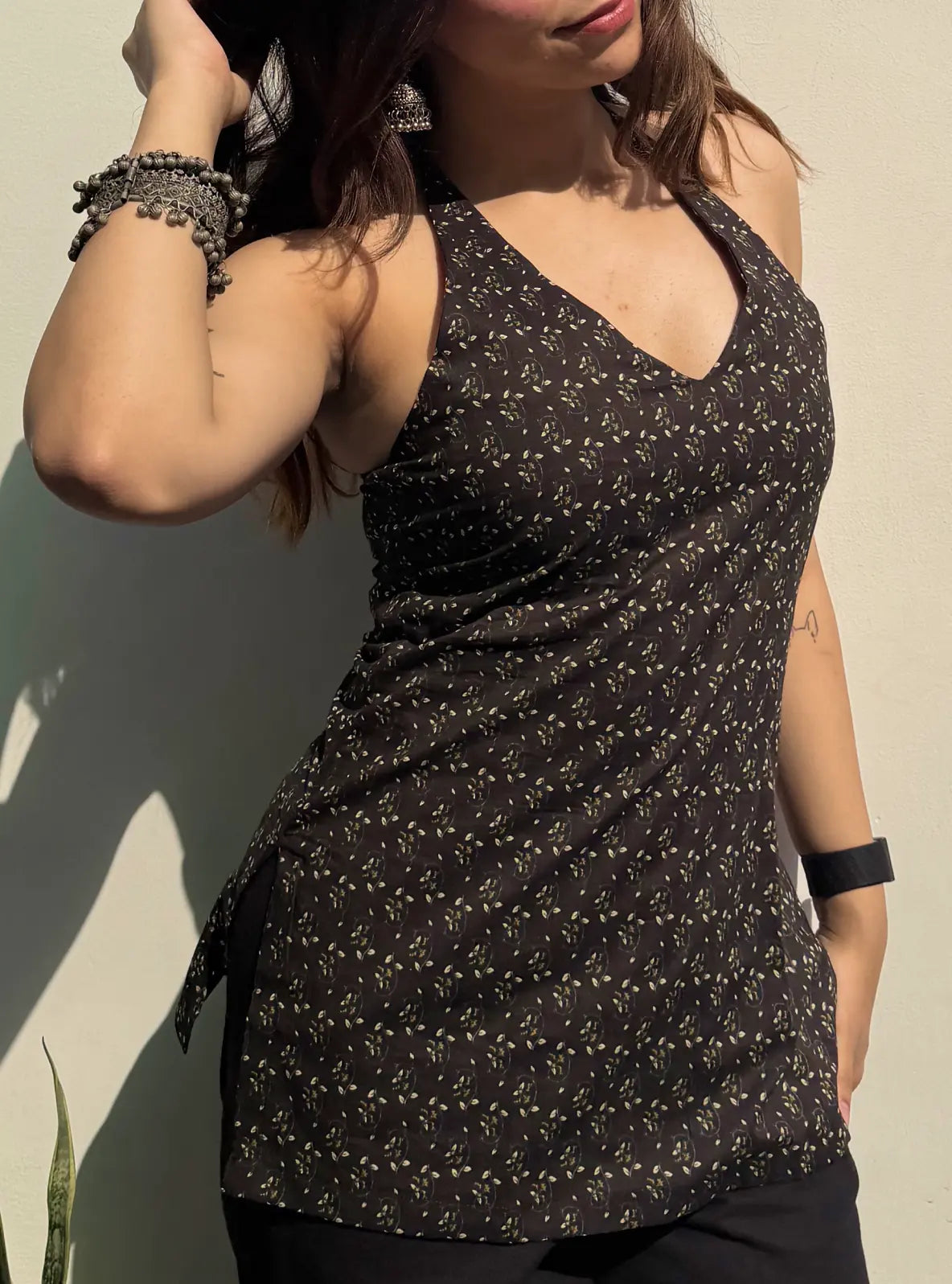 Preet Halter Neck Kurti