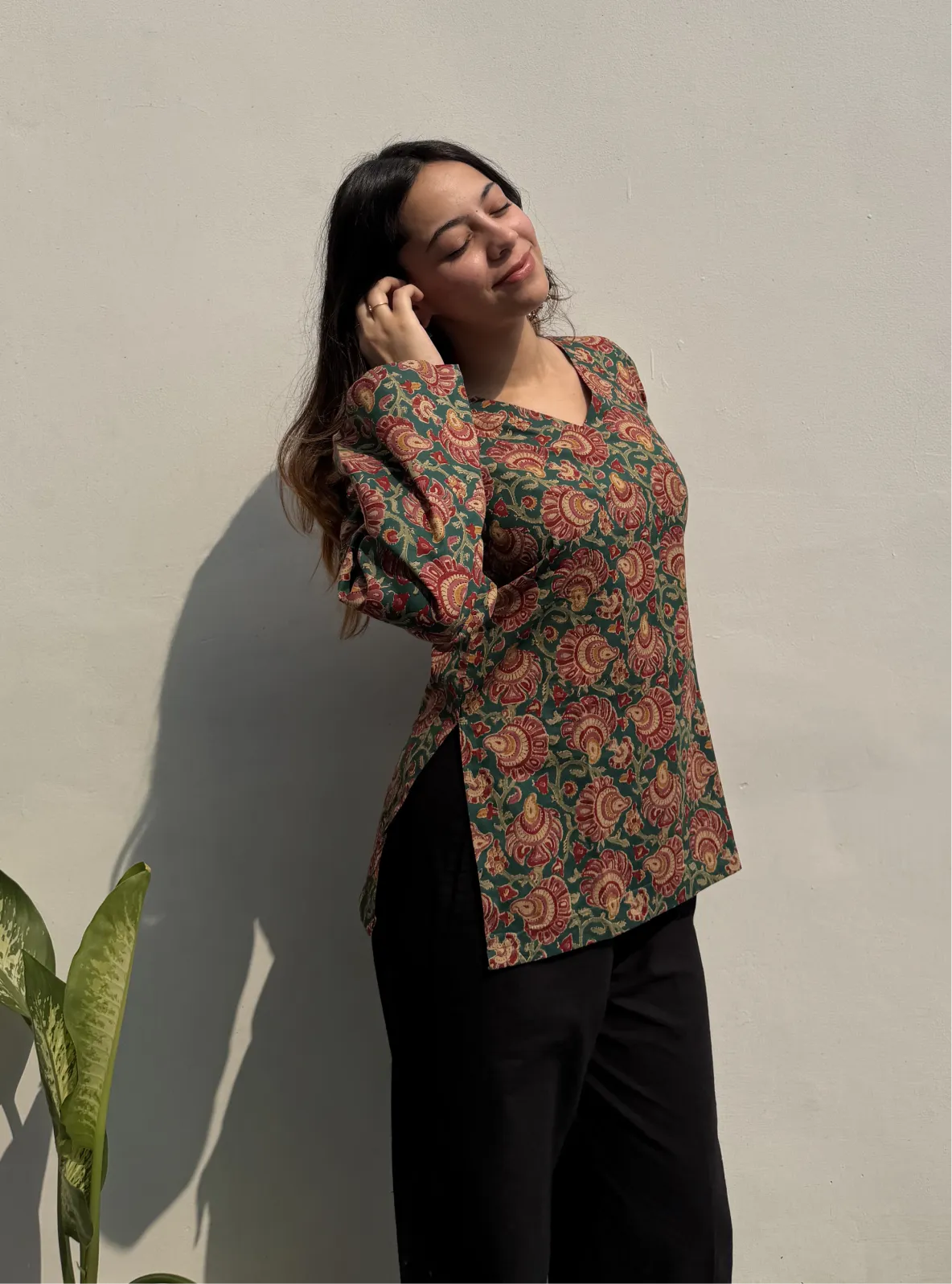 Aanchal Bell Sleeves Kurti