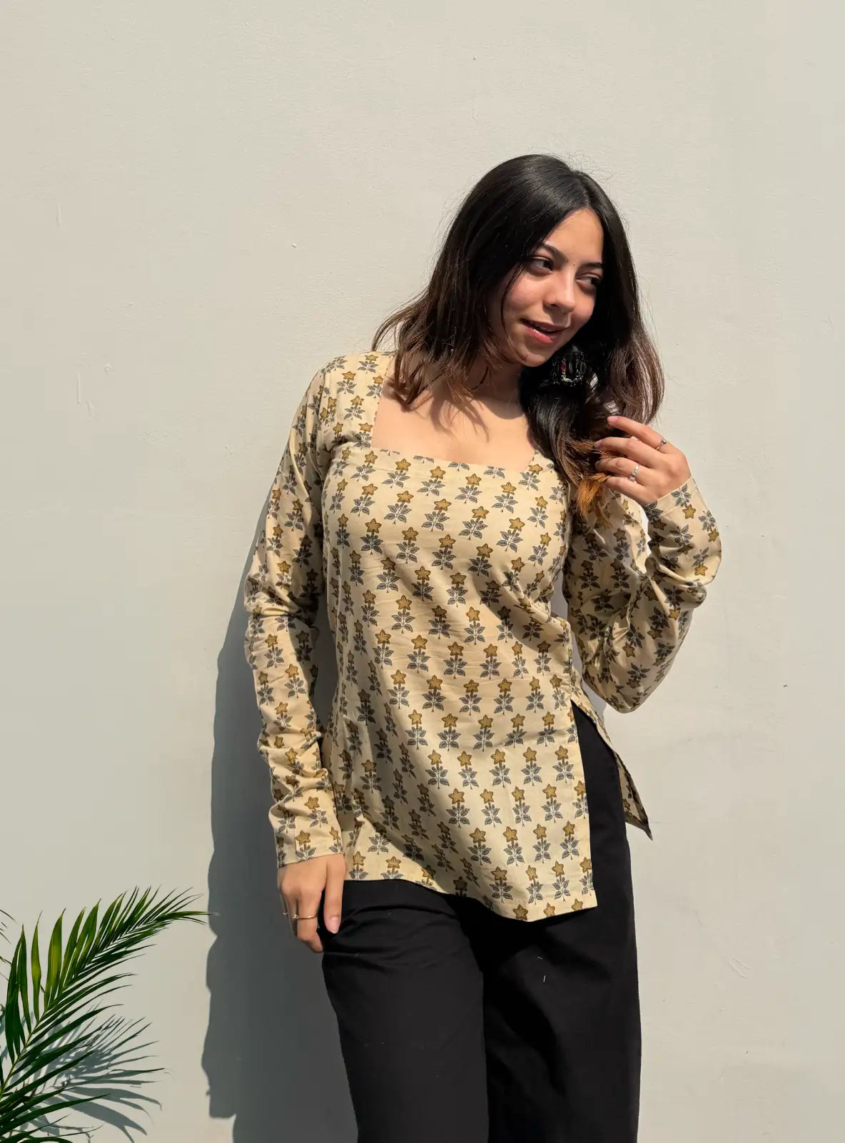 Zarina Square Neck Kurti