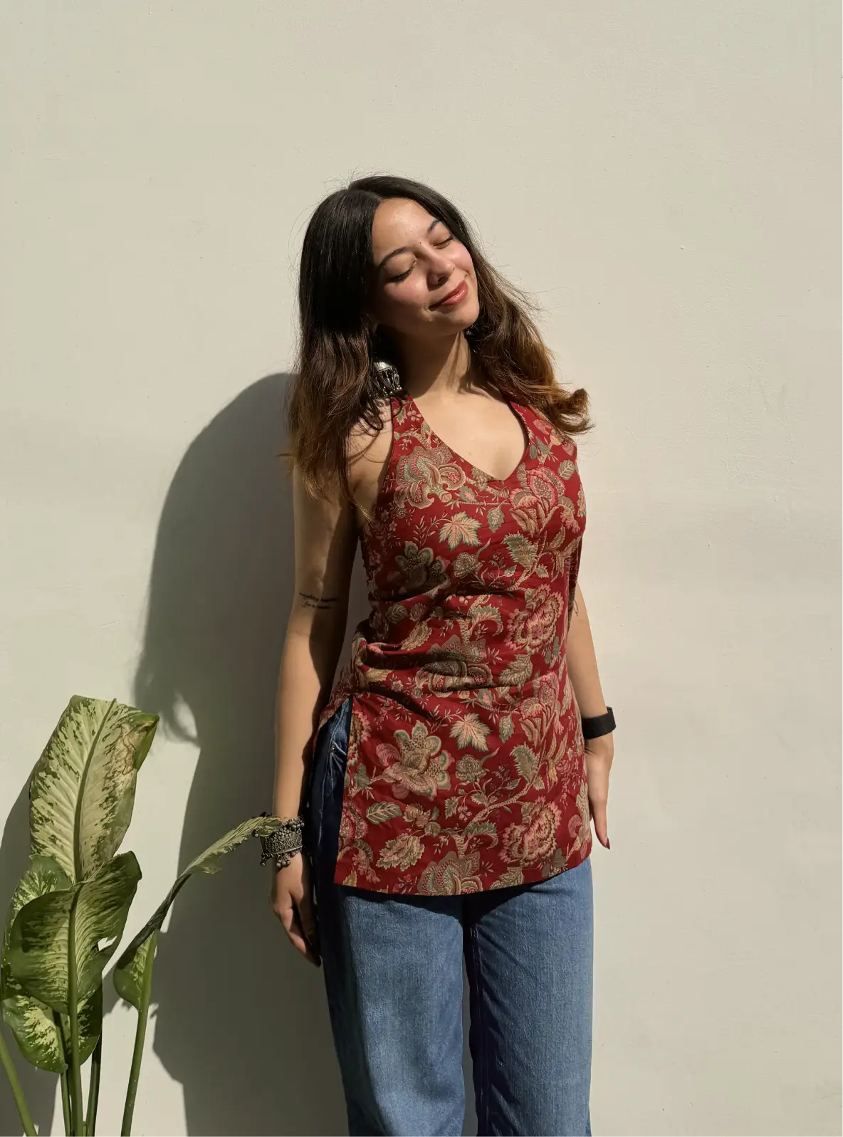 Ruhi Halter Neck Kurti
