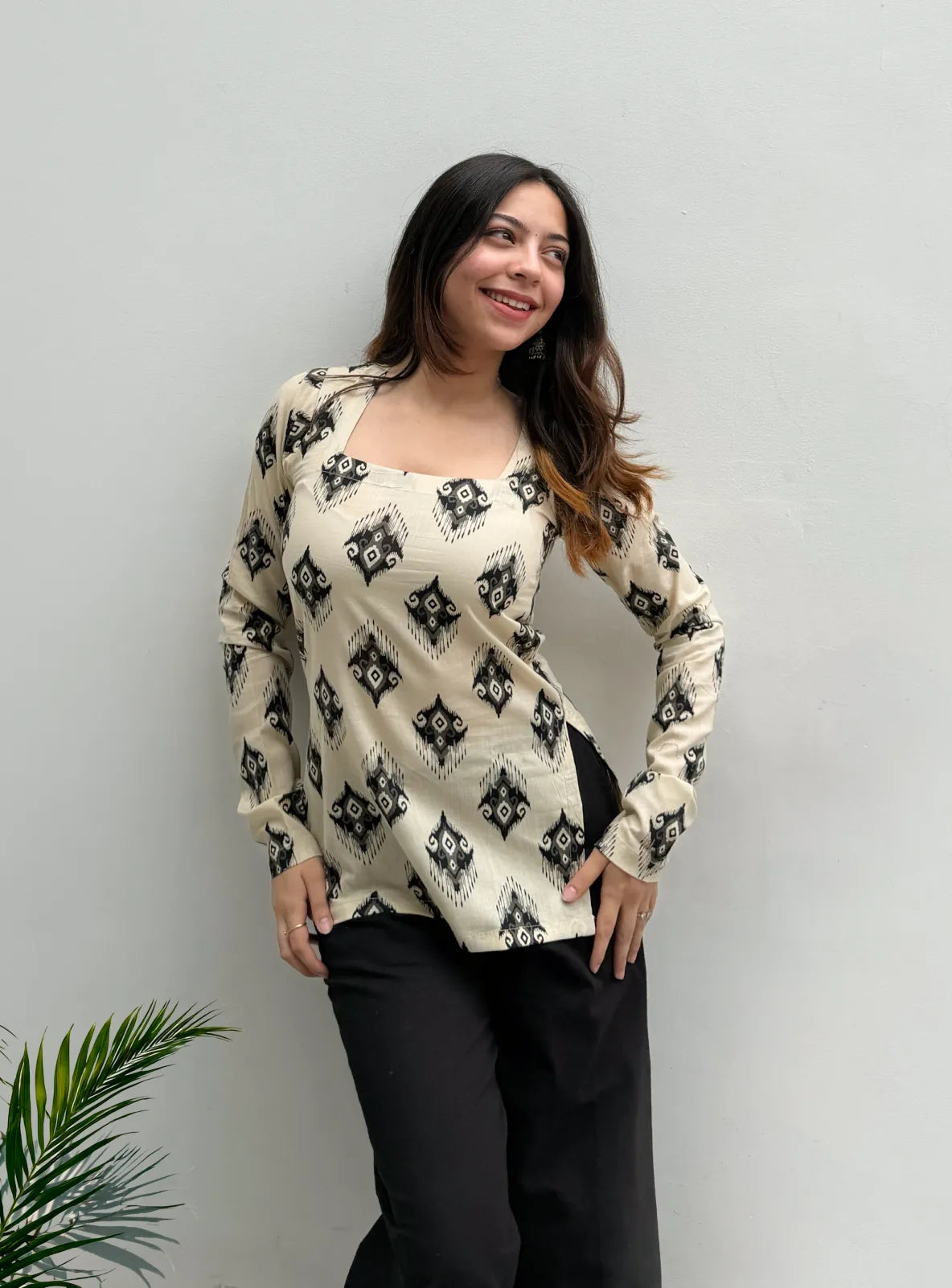 Banjaran Square Neck Kurti