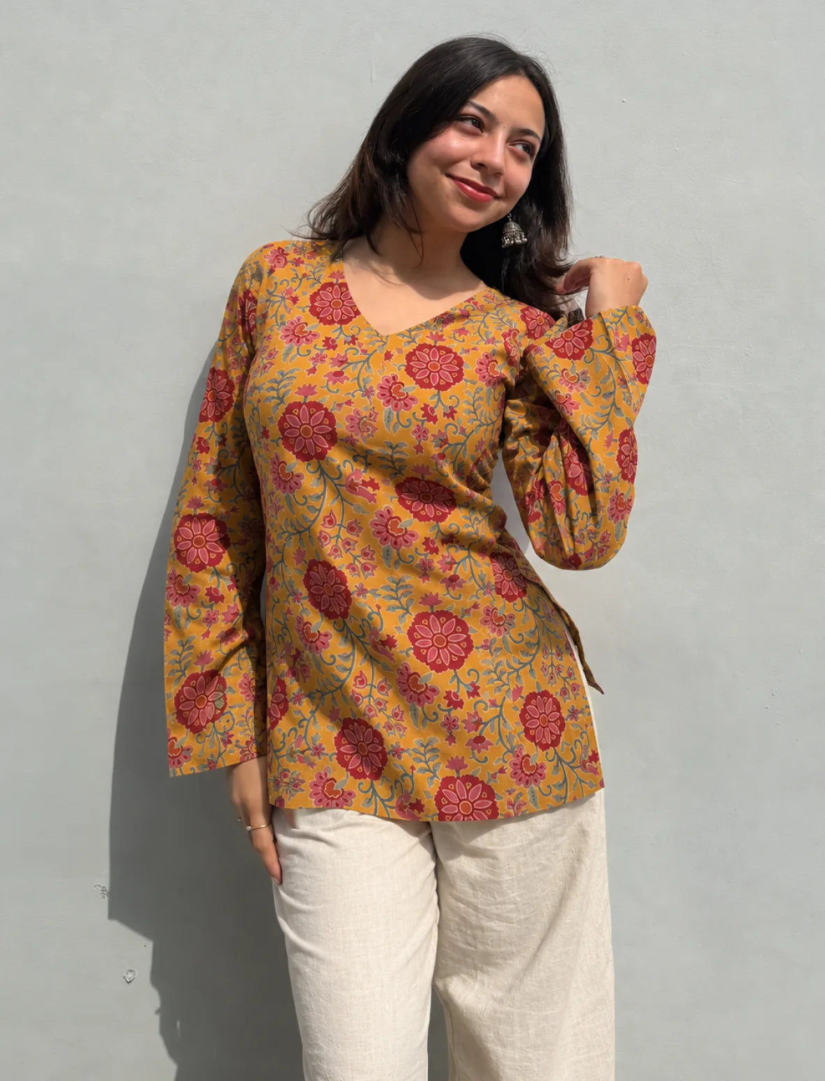 Parnika Bell Sleeves Kurti