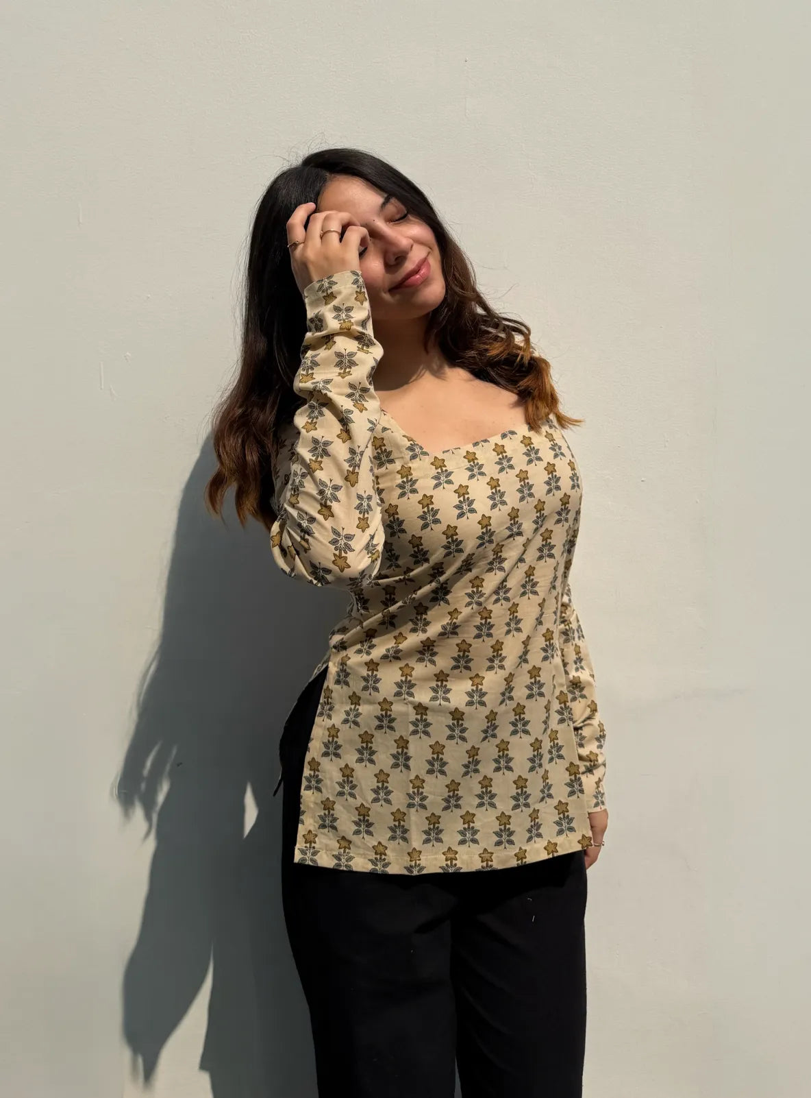 Zarina Square Neck Kurti