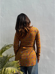 Lavanya Boat Neck Kurti by Evara