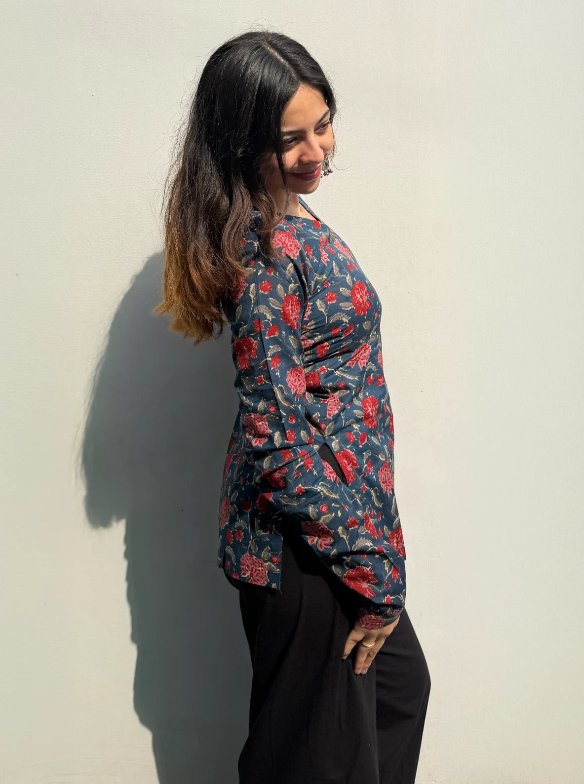 Aadhya Straight Sleeves Kurti