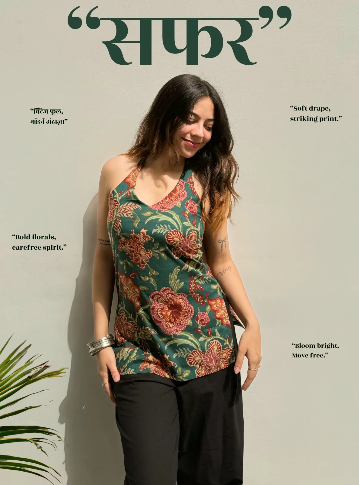 Safar Halter Neck Kurti