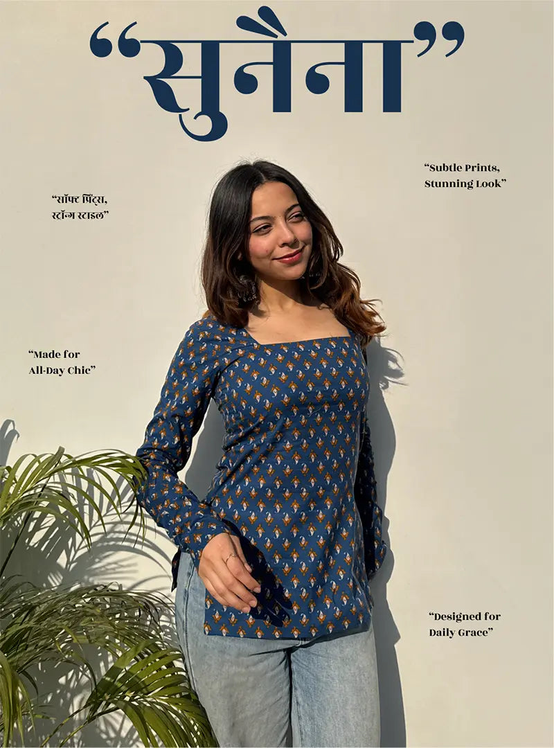 Sunaina Square Neck Kurti