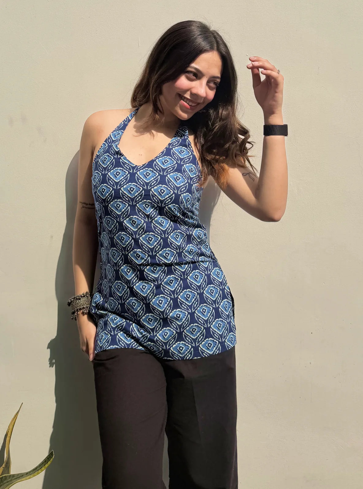 Vayu Halter Neck Kurti