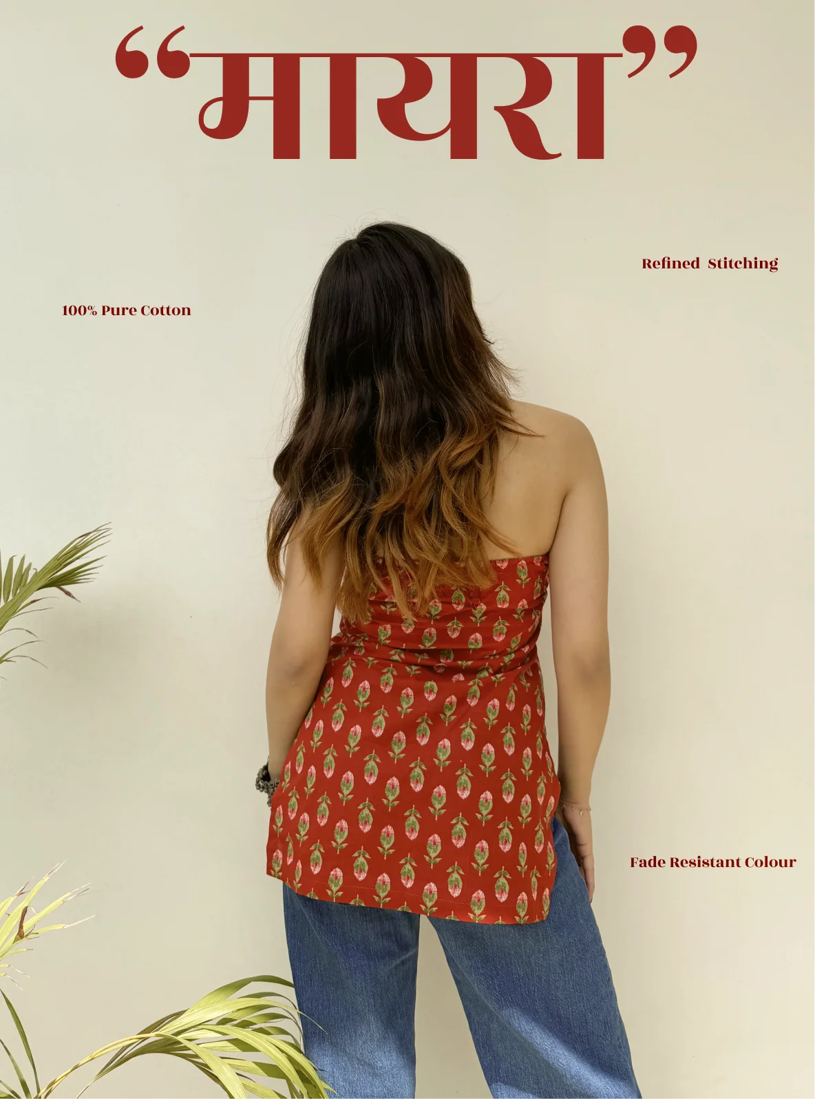 Mayra Halter Neck Kurti