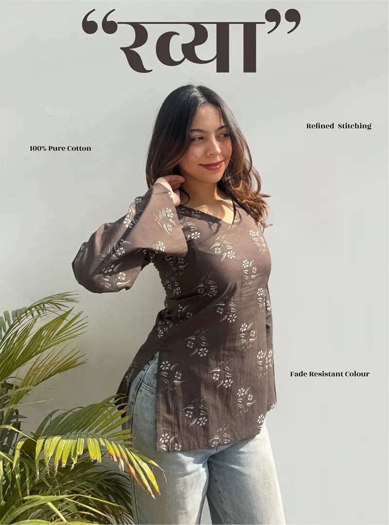 Ravya Bell Sleeves Kurti