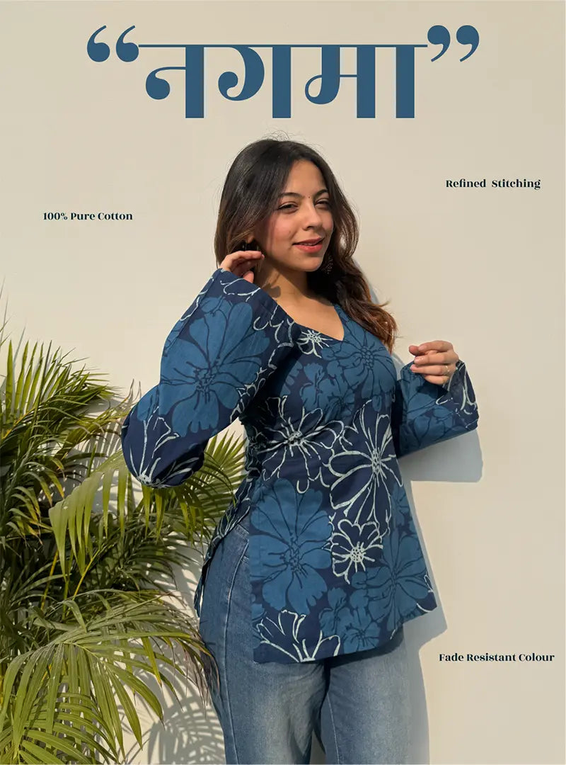 Nagma Bell Sleeves Kurti