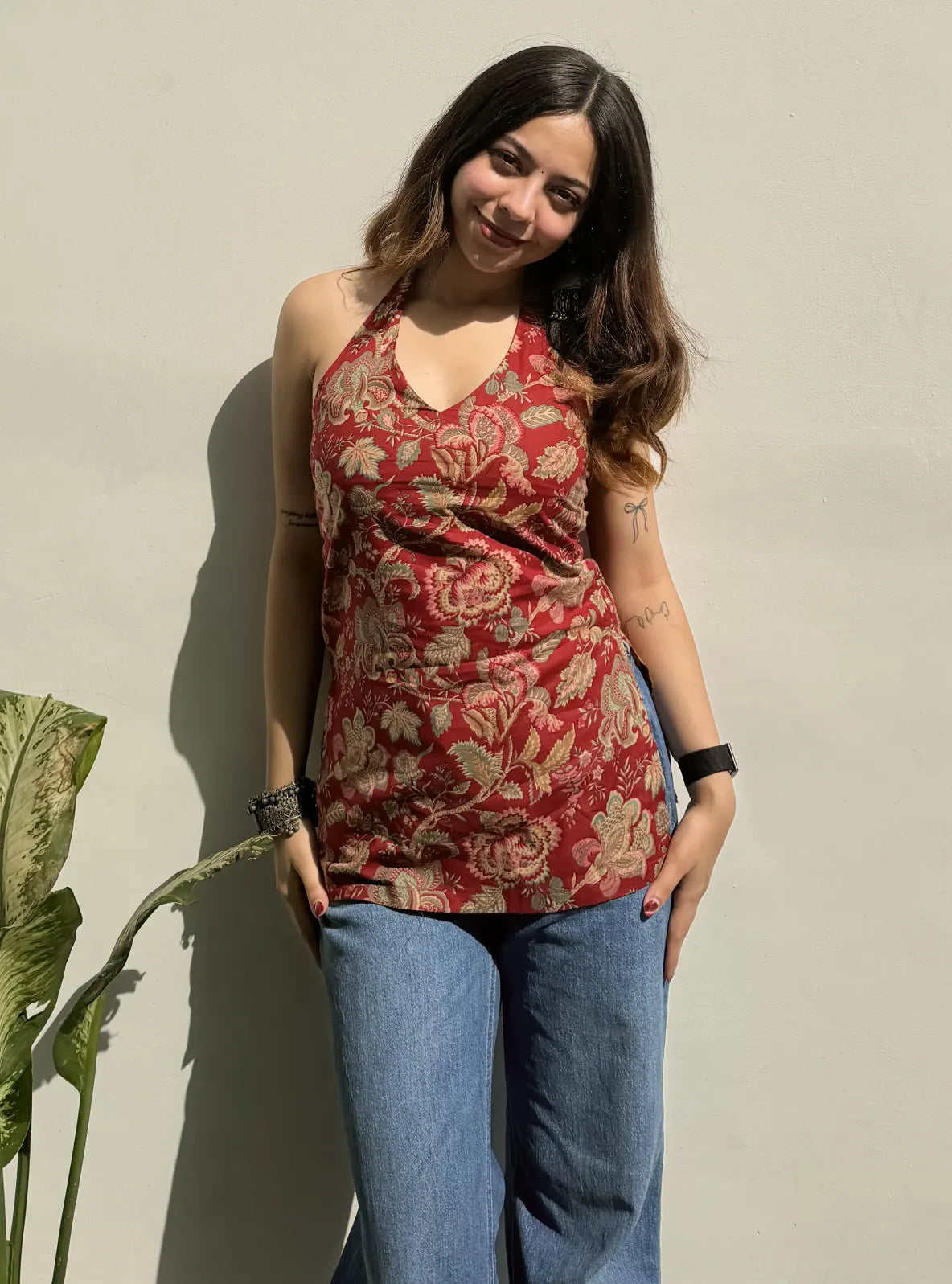 Ruhi Halter Neck Kurti