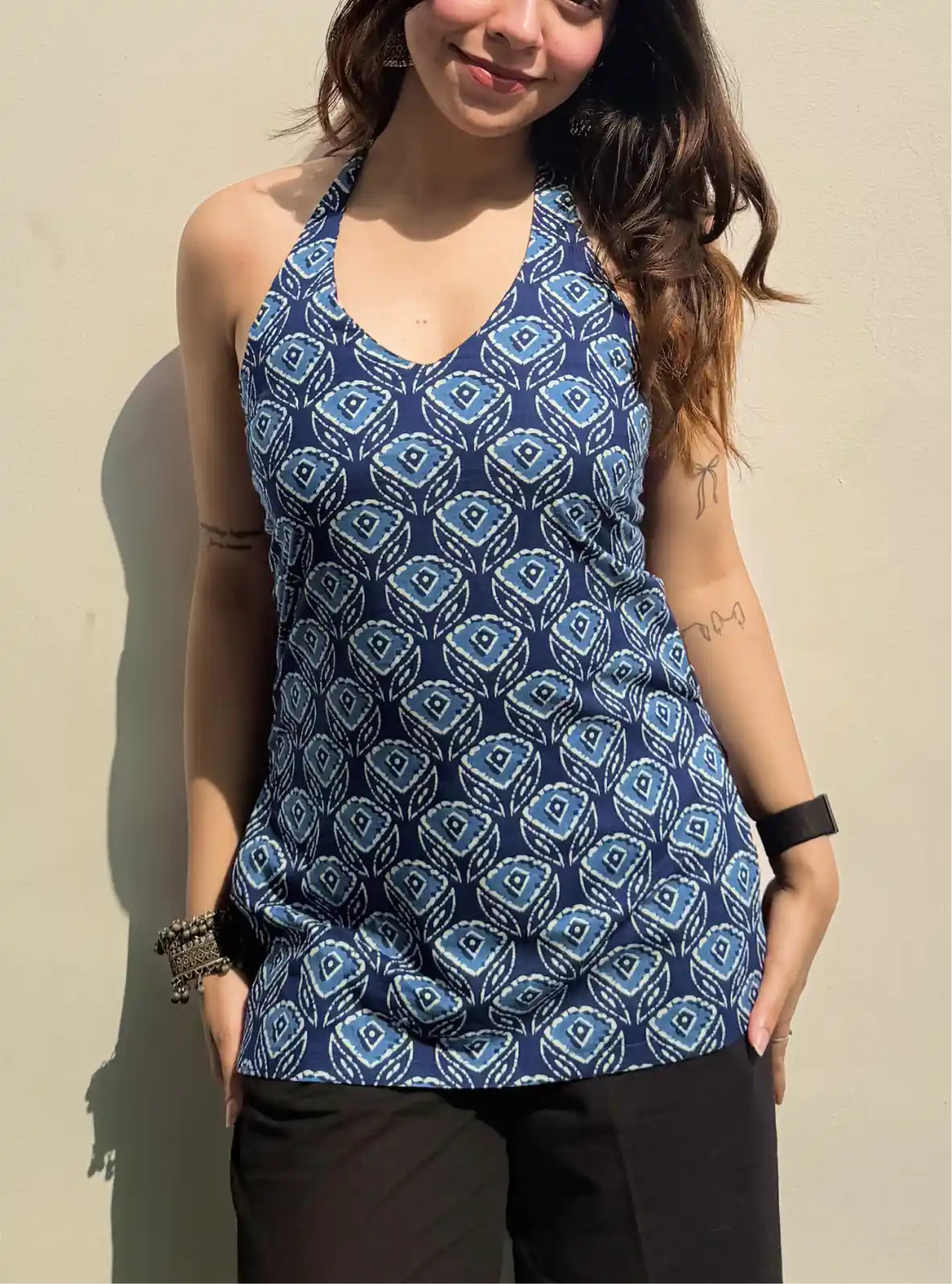 Vayu Halter Neck Kurti