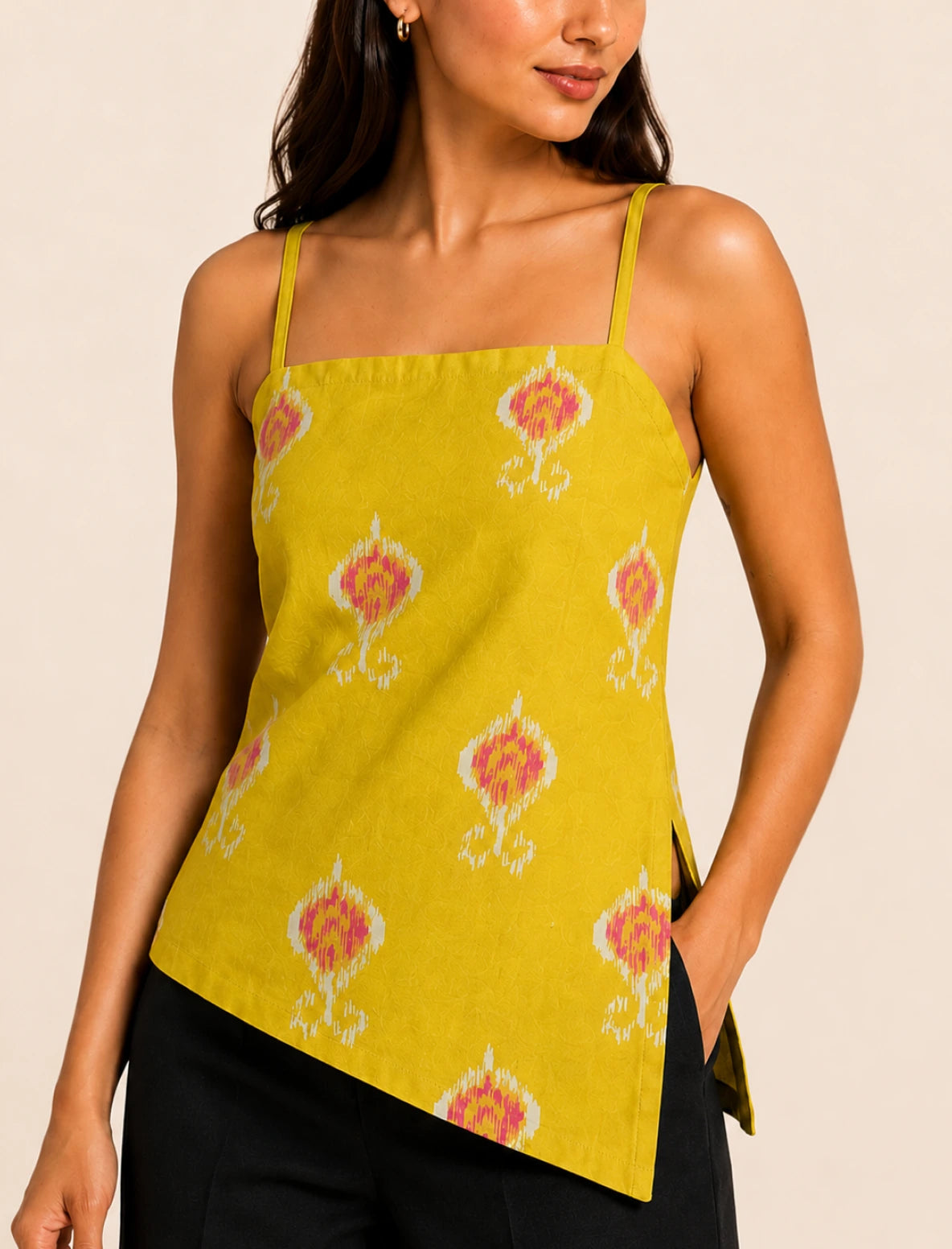 Naaz Asymmetrical Short Kurti