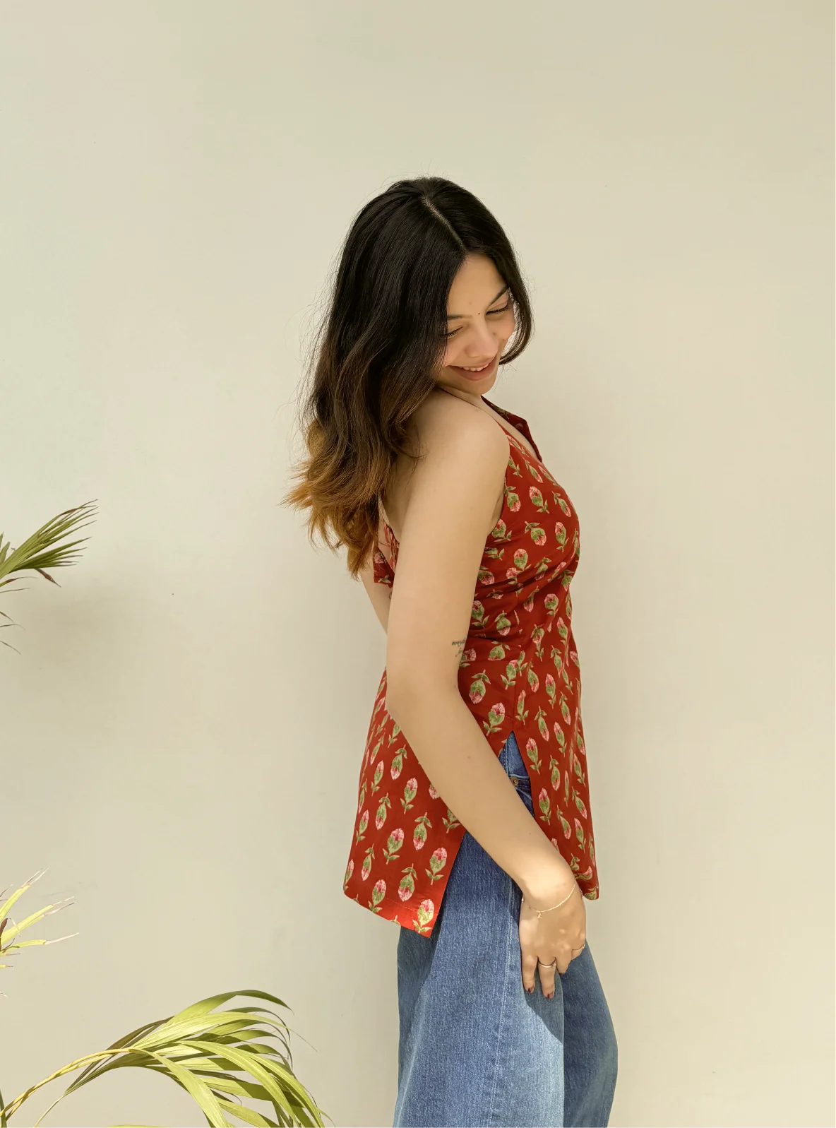Mayra Halter Neck Kurti