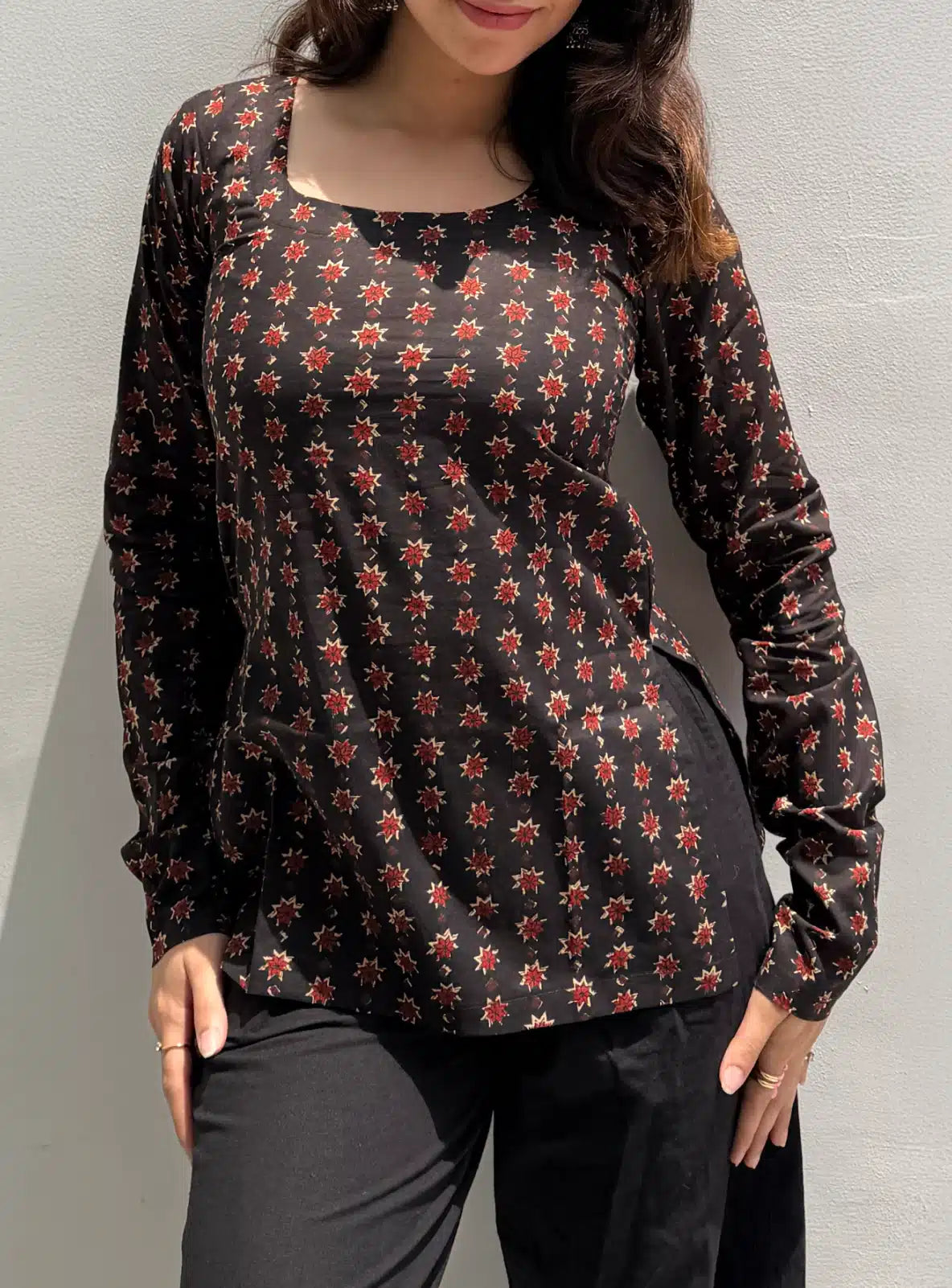 Riwa Boat Neck Kurti