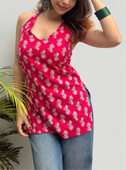 Mishri Halter Neck Kurti by Evara