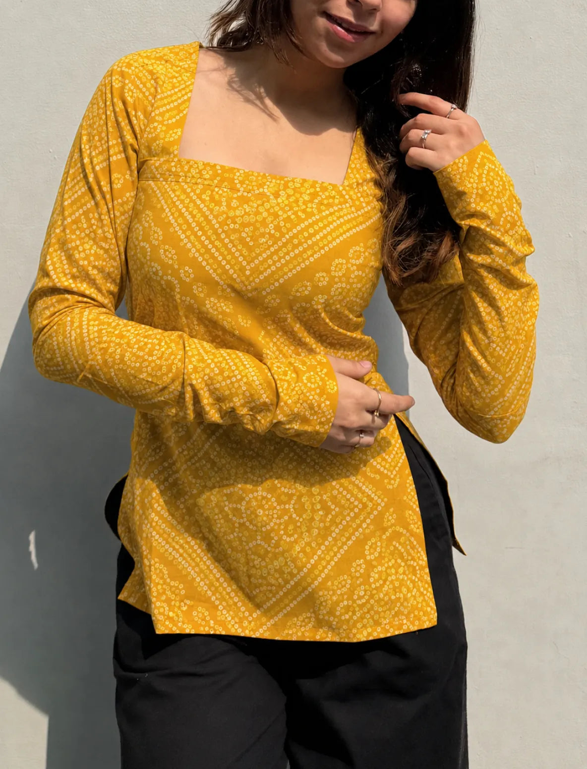 Zara Square Neck Kurti