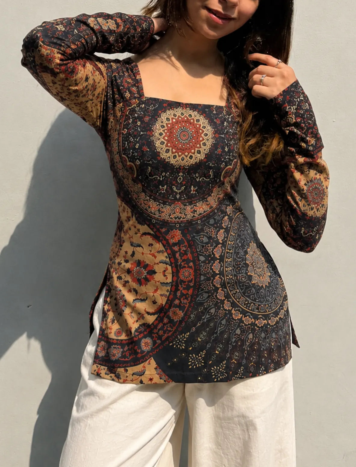 Aanya Square Neck Kurti