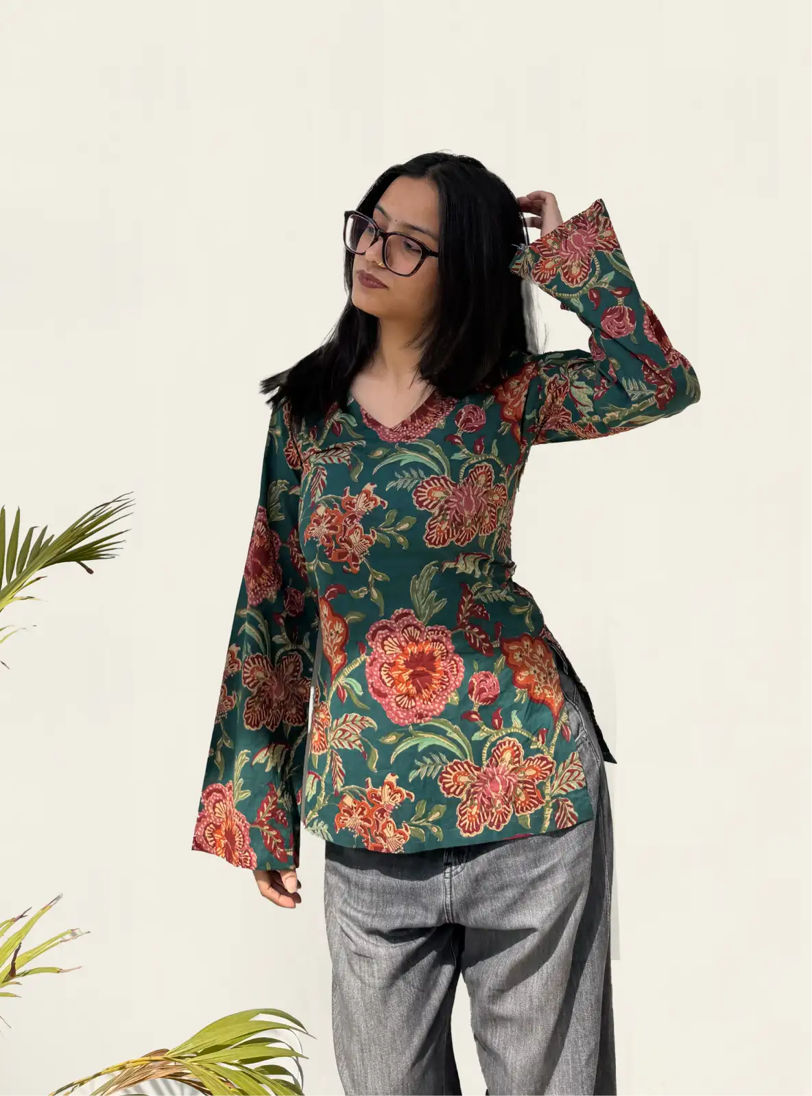 Fatima Bell Sleeves Kurti